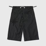  Quần Lửng [Unisex] Badblood - [w-srt25-029] Cosmo Graphic Bermuda Pants - Black/Striped 