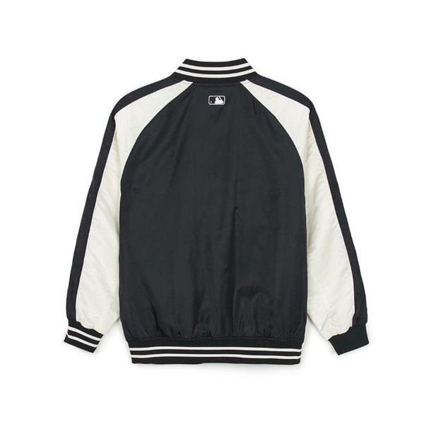 Áo Bomber MLB [Unisex] - Nylon Front Graphic Varsity - 3AJPV0244-50BKS 