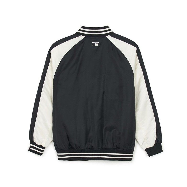  Áo Bomber MLB [Unisex] - Nylon Front Graphic Varsity - 3AJPV0244-50BKS 