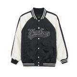  Áo Bomber MLB [Unisex] - Nylon Front Graphic Varsity - 3AJPV0244-50BKS 