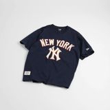  Áo Thun New Era - [Unisex] NY Yankees Chữ Phồng Navy - 14032983 