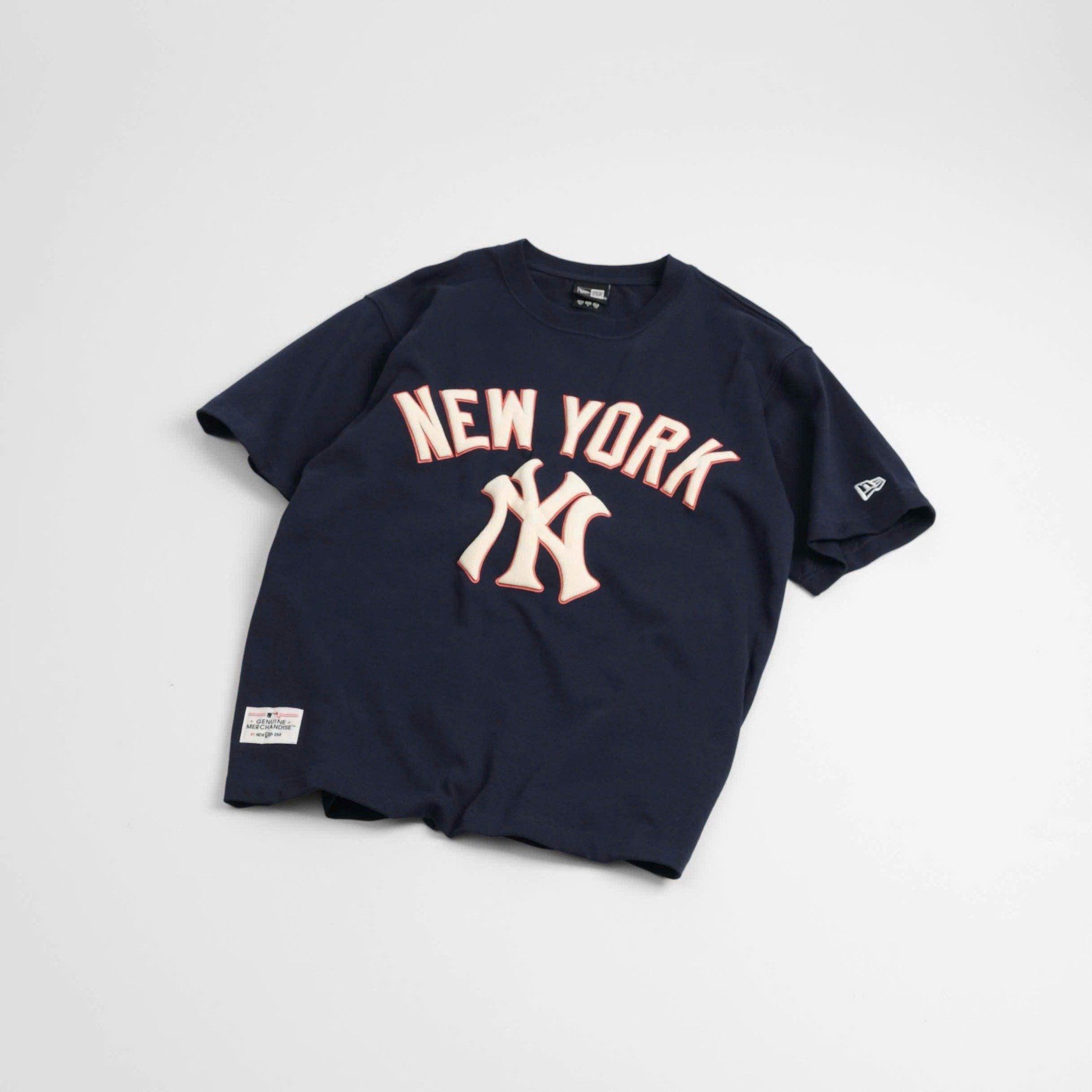  Áo Thun New Era - [Unisex] NY Yankees Chữ Phồng Navy - 14032983 