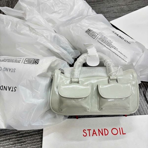 Túi Xách Stand Oil - Chubby Half Bag Gray