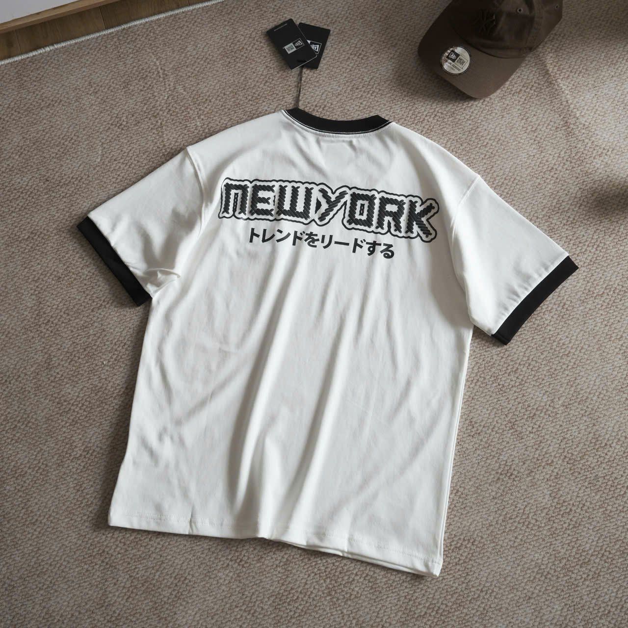  Áo Thun New Era - [Unisex] NY Yankees Japan Words White - 14422495 