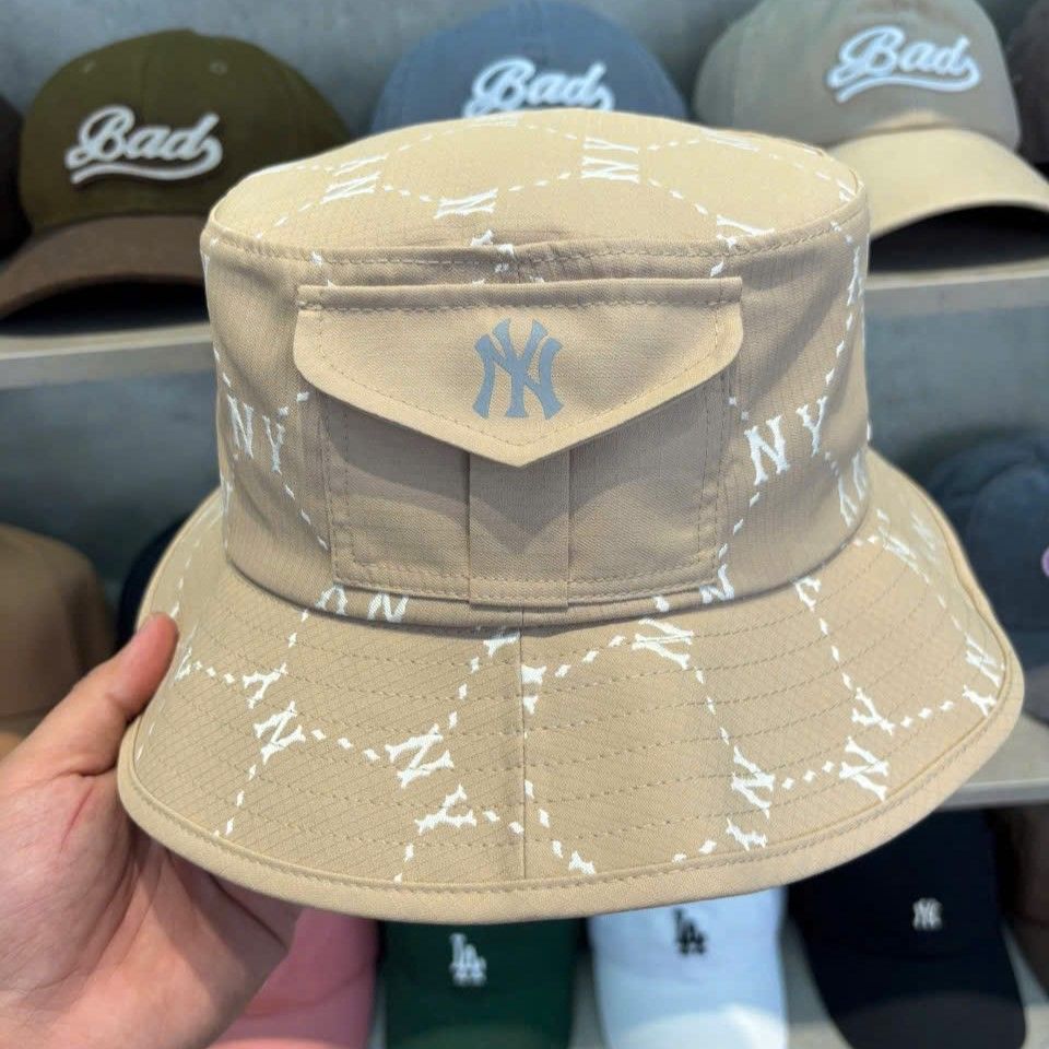  Nón Bucket MLB - [Unisex] Diamond Monogram Sporty Safari - 3AHTM015N-50BGD 