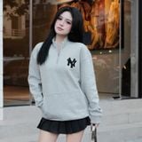  Áo Sweater Zip New Era - [Unisex] Bear EST.1903 NY Gray 