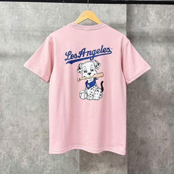 Áo Thun New Era - [Unisex] Dalmatian Baseball Pink