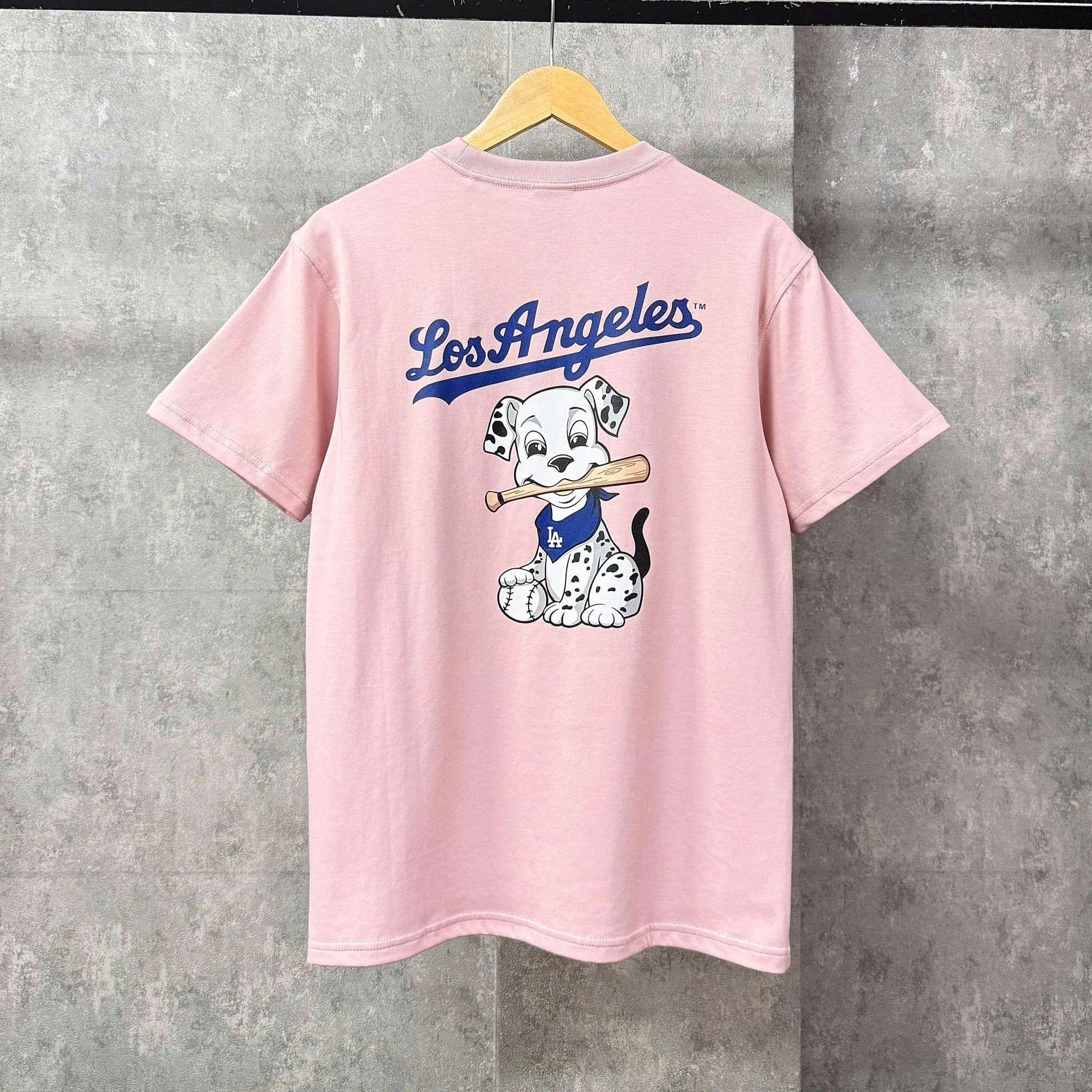  Áo Thun New Era - [Unisex] Dalmatian Baseball Pink 