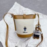  Túi Xách Whoau - Steve Canvas Cross Bag Beige - WHBGG2222A 