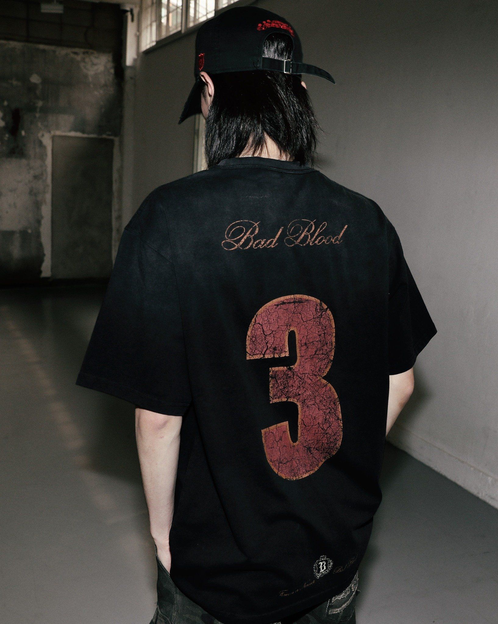  Áo Thun [Unisex] Badblood - [w-tee25-048] Royal Classic T-Shirt Black 