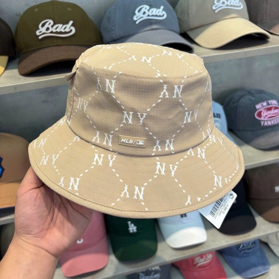  Nón Bucket MLB - [Unisex] Diamond Monogram Sporty Safari - 3AHTM015N-50BGD 