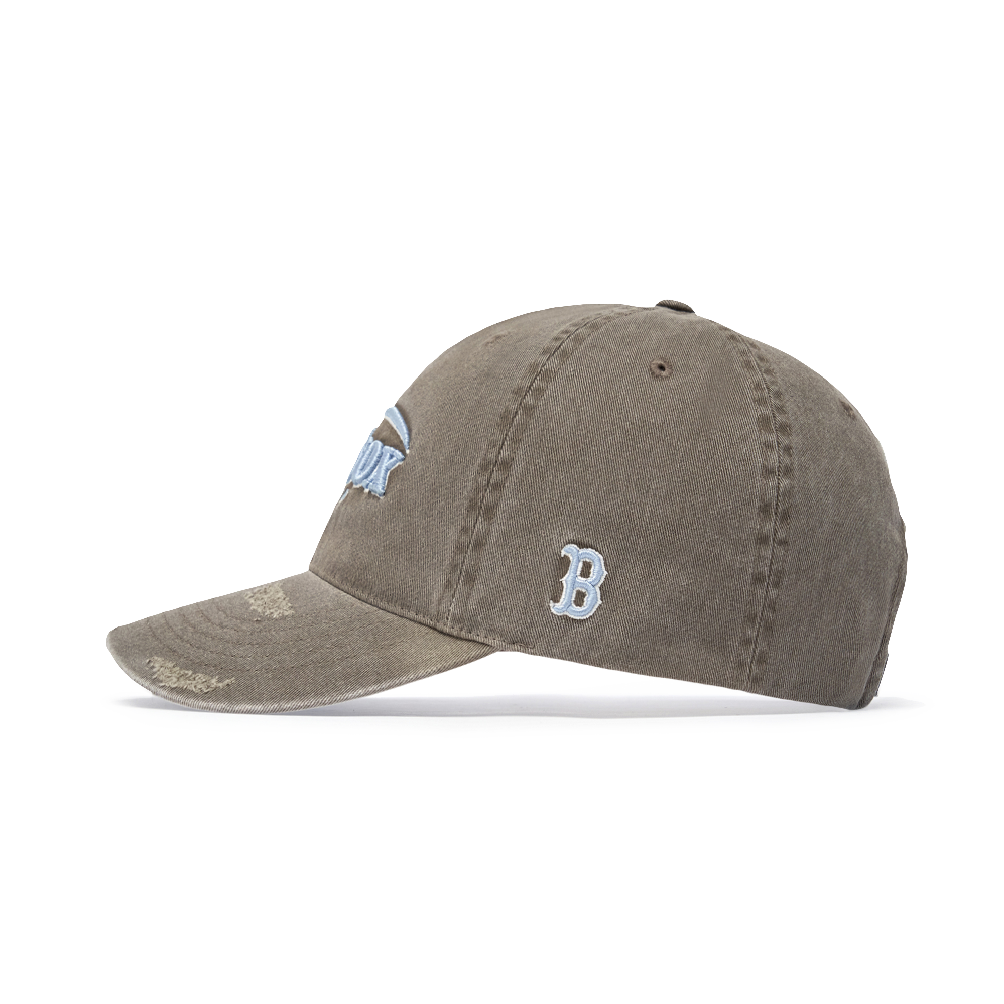  Nón MLB Korea - [Unisex] Vintage Damaged Curve Logo Unstructured Ball Cap - 3ACPV106N 