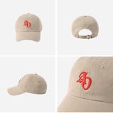  Nón ADLV - Acmedelavie Color Point Small Symbol Ball Cap Beige 