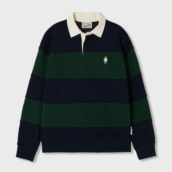 Áo Sweater WHOAU - Steve Rugby Sweatshirt Green - WHMAF4922U