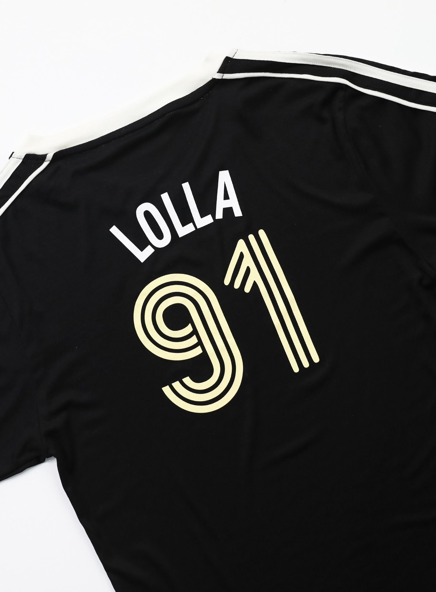  Áo Thun [Unisex] Badblood - [w-tee24-054] Vintage Club V-Neck Jersey T-Shirt Black 