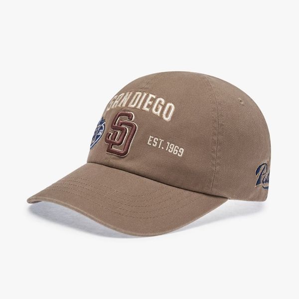 Nón MLB Korea - [Unisex] Vintage Patch Unstructured Ball Cap San Diego Padres - 3ACPB175N-13BGD