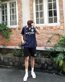  Áo Thun Polo New Era - [Unisex] NY Stripe Navy/Blue 