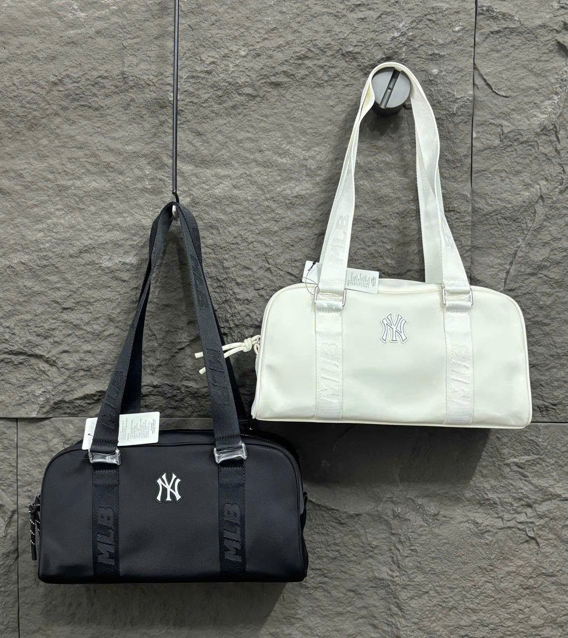  Túi Trống MLB Korea Basic Sportive Tote Bag NY Yankees - 3AORA016N-50BKS 