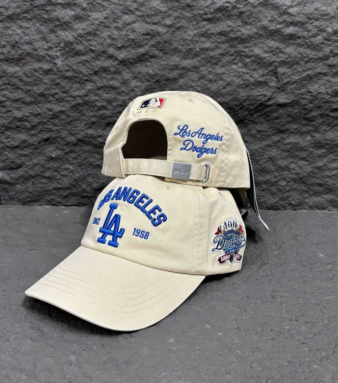  Nón MLB Korea - [Unisex] Vintage Cooperstown Patch Unstructured Ball Cap LA Dodgers - 3ACPB105N-07BGS 