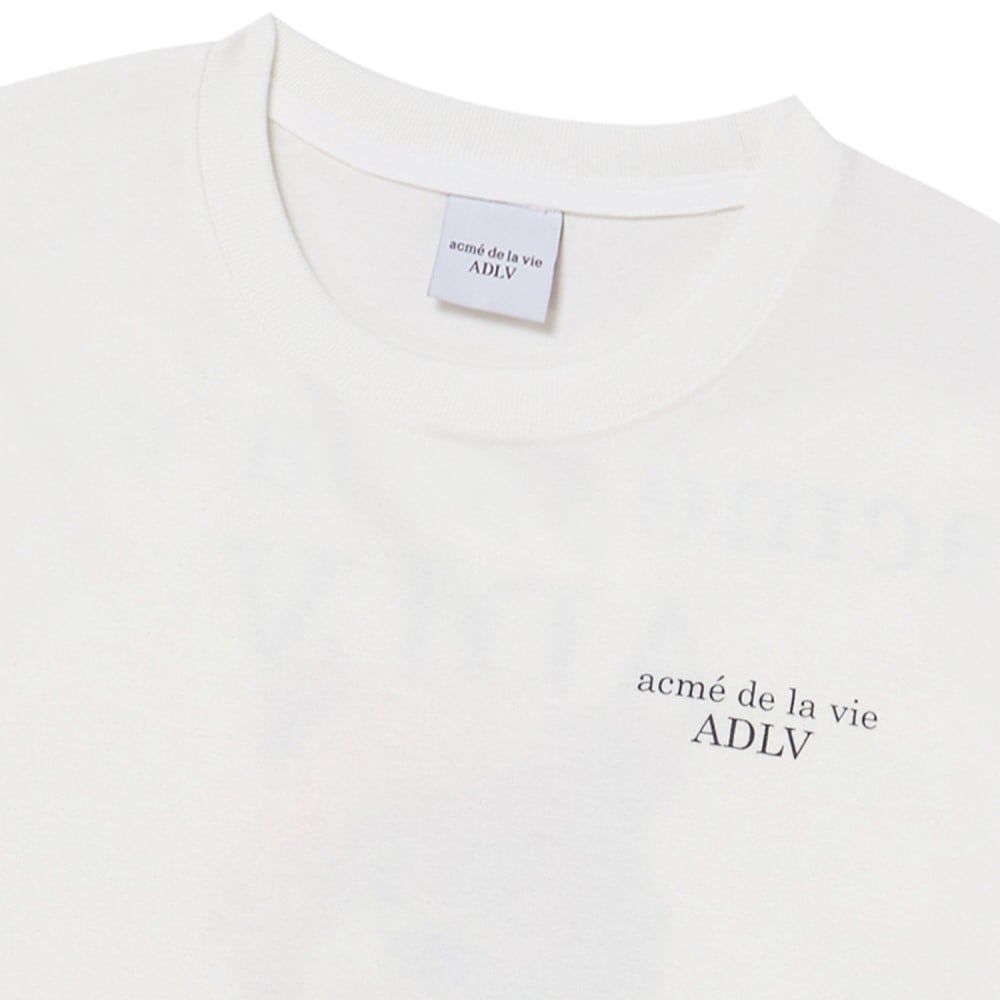  Áo thun [Unisex] ADLV - Acmédelavie AC Bear Basic Logo White 