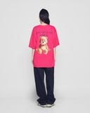  Áo thun [Unisex] ADLV - Acmédelavie AC Bear Basic Logo Pink 