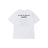  Áo thun [Nữ] ADLV - Acmédelavie Headphone AC Bear White 