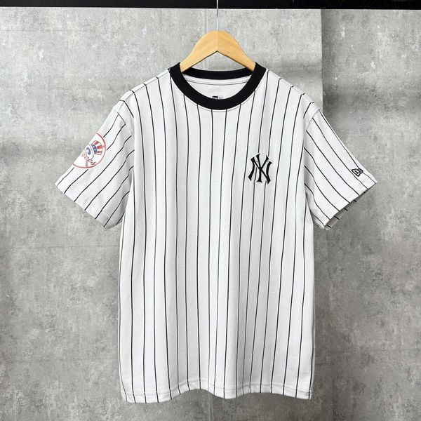 Áo Thun New Era - [Unisex] NY Stripe Black White - 15556550