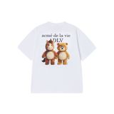  Áo Thun ADLV [Unisex] - Acmédelavie Bear & Horse Friends 