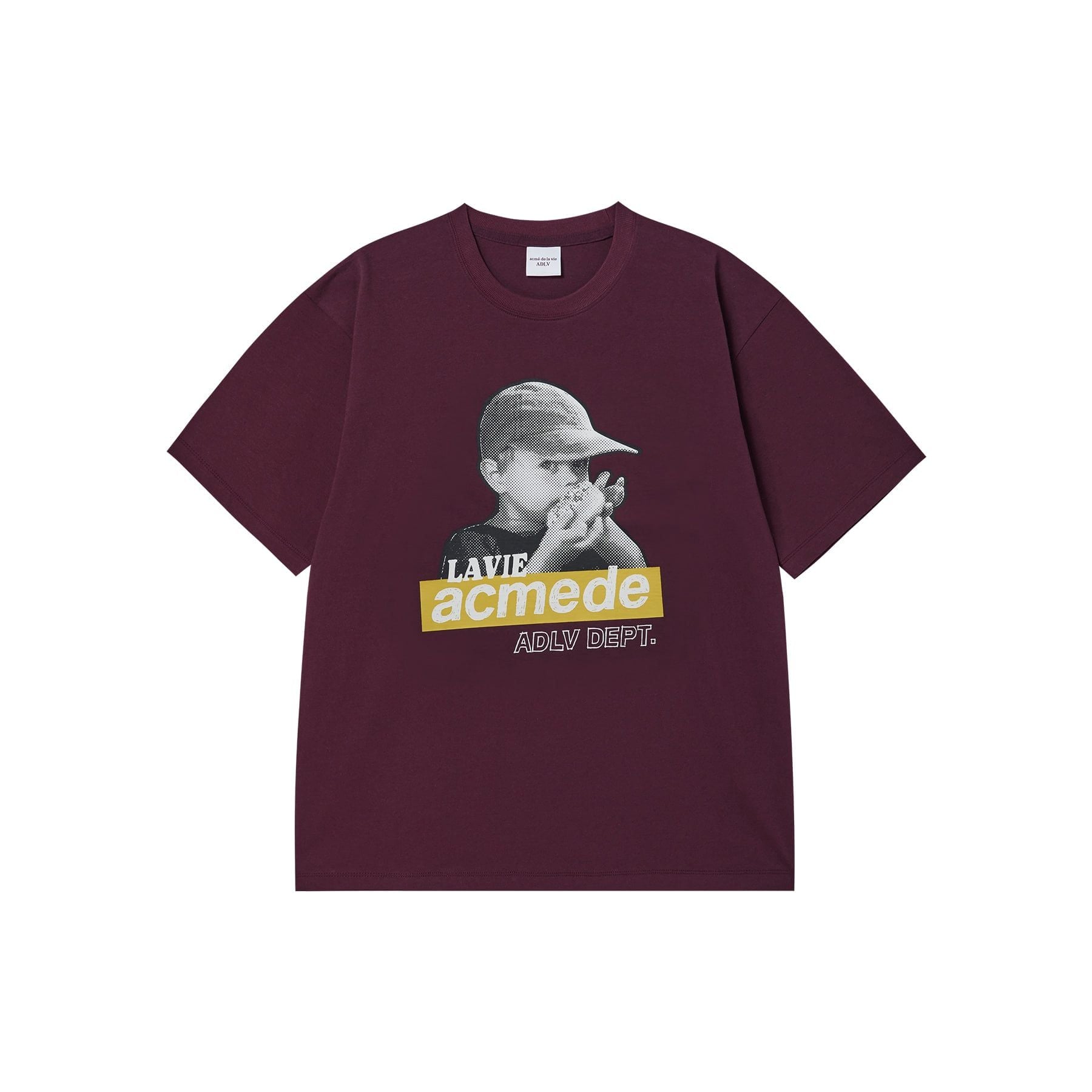  Áo thun ADLV [Unisex] - Acmédelavie Halftone Box Cap Boy 