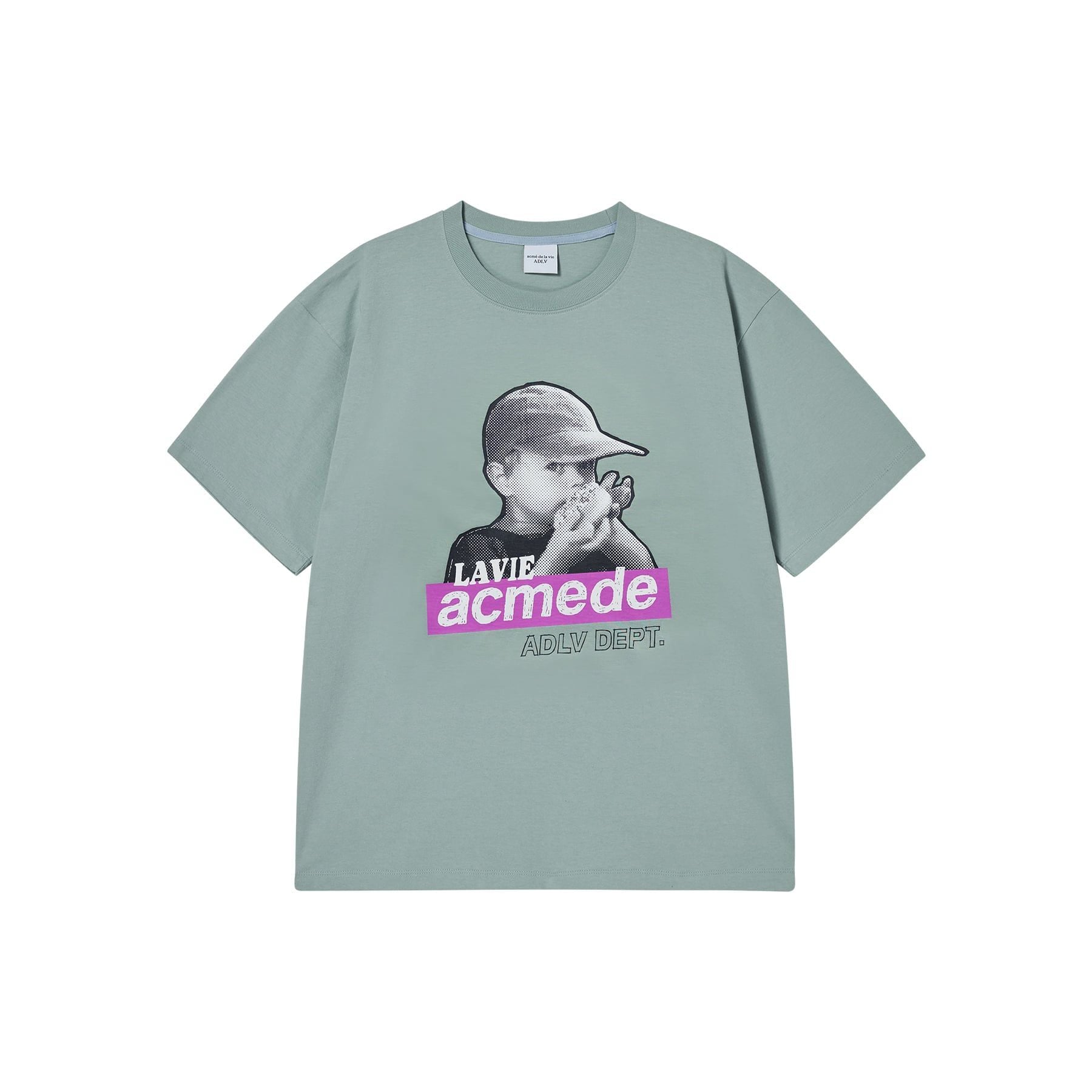  Áo thun ADLV [Unisex] - Acmédelavie Halftone Box Cap Boy 