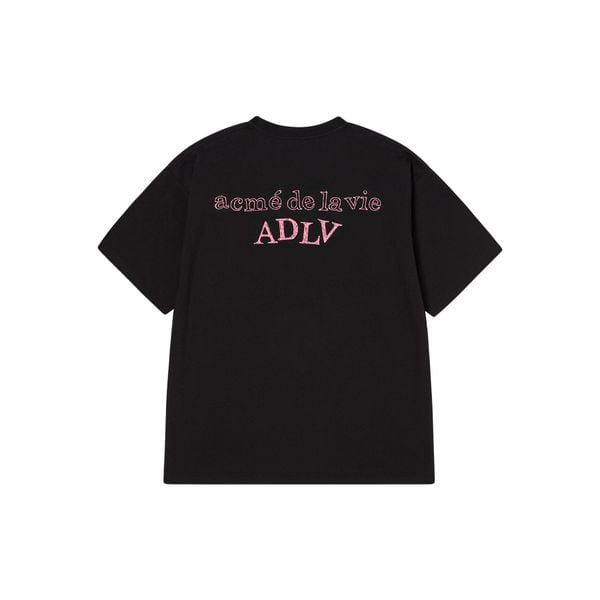 Áo thun ADLV [Unisex] - Acmédelavie Shake Basic Logo Black