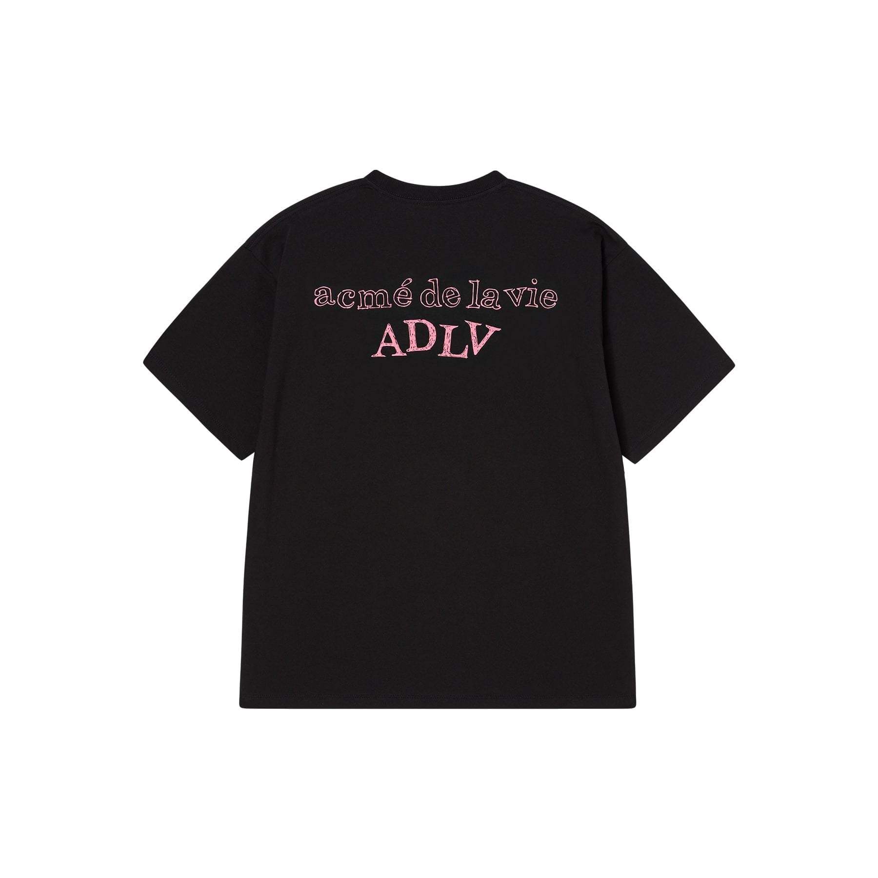  Áo thun ADLV [Unisex] - Acmédelavie Shake Basic Logo Black 