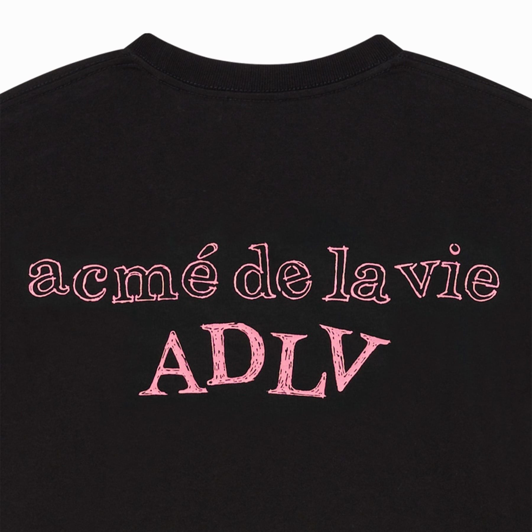  Áo thun ADLV [Unisex] - Acmédelavie Shake Basic Logo Black 