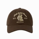  Nón ADLV - Acmedelavie Brown Line Friends Ball Cap Brown 