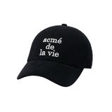  Nón ADLV - Acmedelavie Cotton Napping 3D Embo Ball Cap Black 