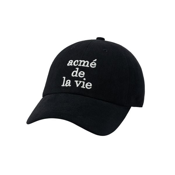 Nón ADLV - Acmedelavie Cotton Napping 3D Embo Ball Cap Black