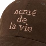  Nón ADLV - Acmedelavie Cotton Napping 3D Embo Ball Cap Brown 