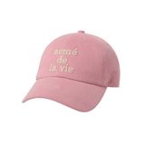  Nón ADLV - Acmedelavie Cotton Napping 3D Embo Ball Cap Pink 