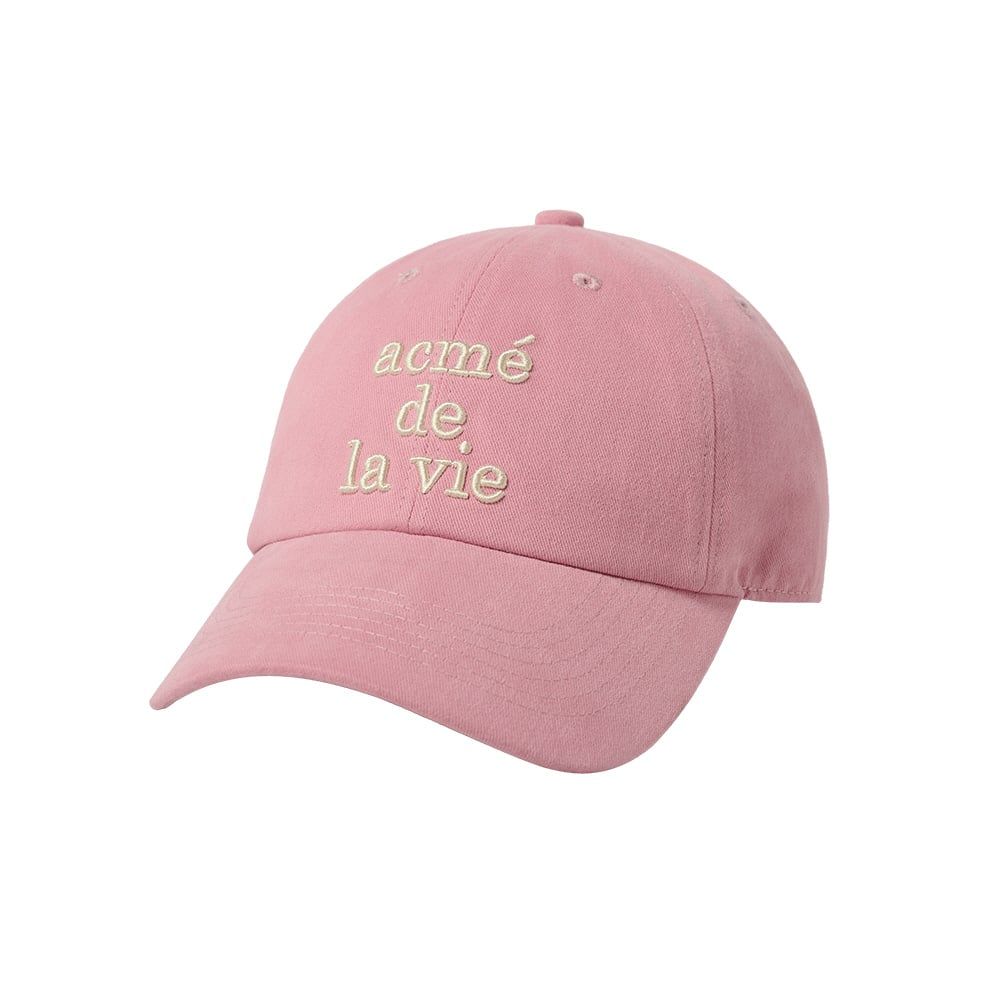  Nón ADLV - Acmedelavie Cotton Napping 3D Embo Ball Cap Pink 