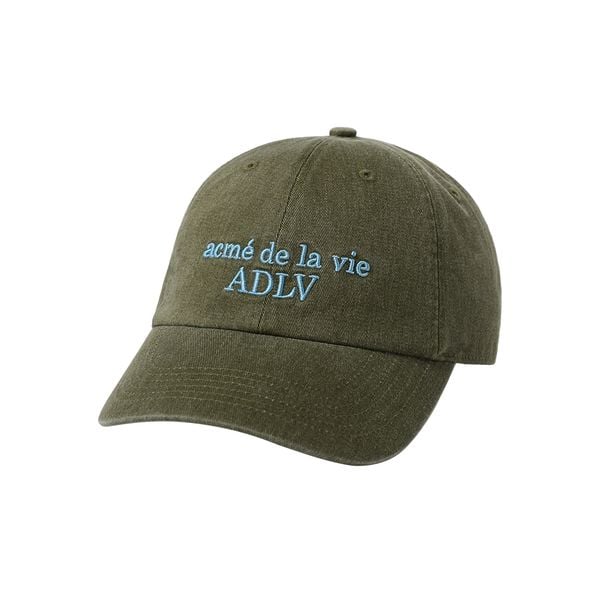 Nón ADLV - Acmedelavie Pigment Basic Big Logo Ball Cap Khaki