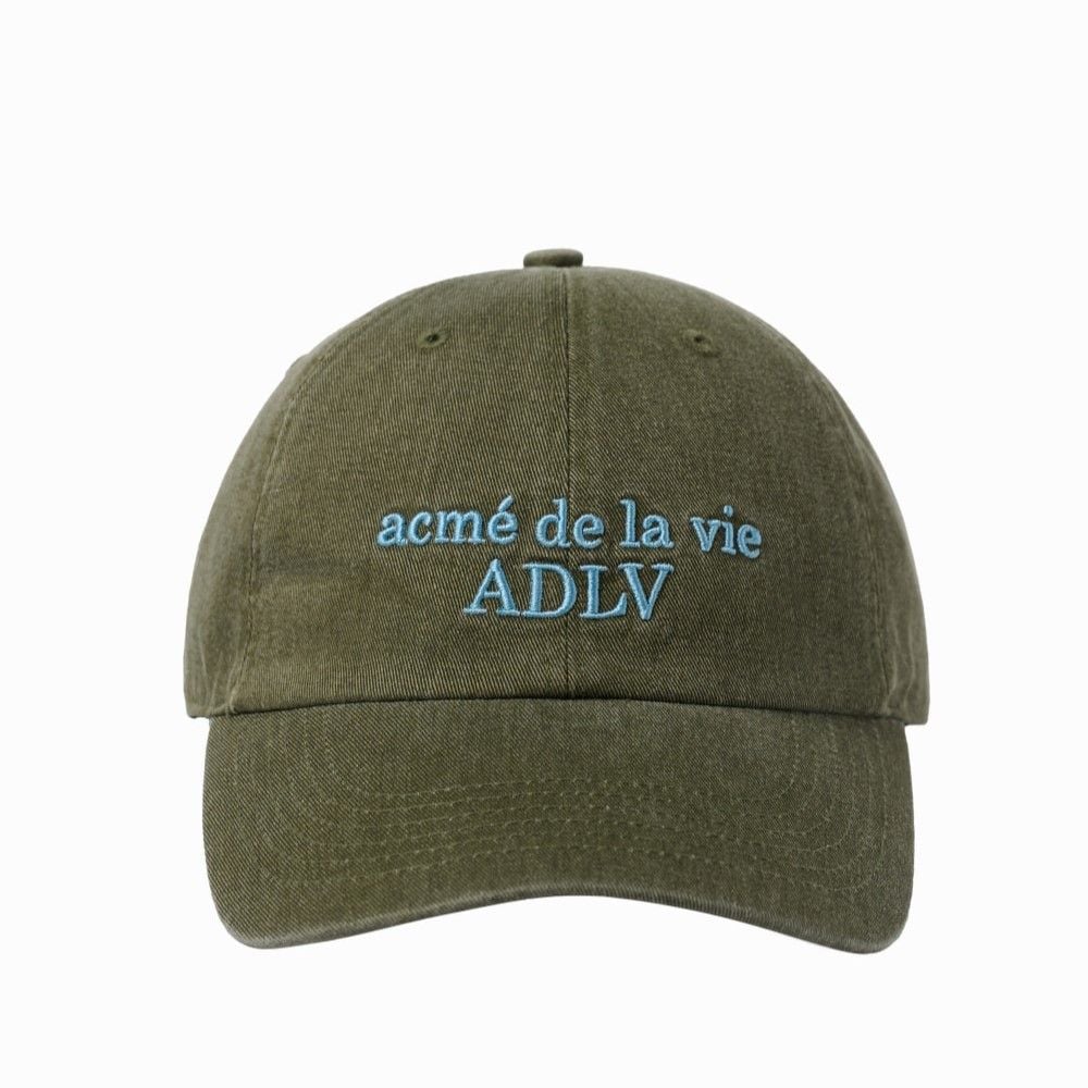  Nón ADLV - Acmedelavie Pigment Basic Big Logo Ball Cap Khaki 