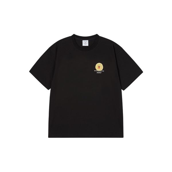 Áo thun ADLV - Acmé de la vie Basic Logo With Line Friends Black