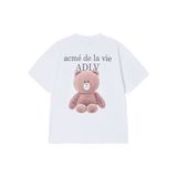  Áo thun ADLV - Acmé de la vie Basic Logo With Line Friends White 