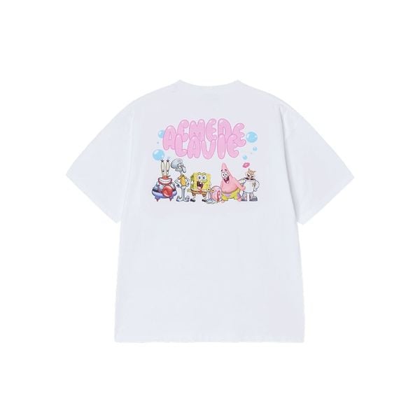 Áo thun ADLV - Acmé de la vie Bubble Font Spongebob