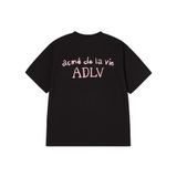  Áo thun ADLV - Acmé de la vie Cursive Logo Black 