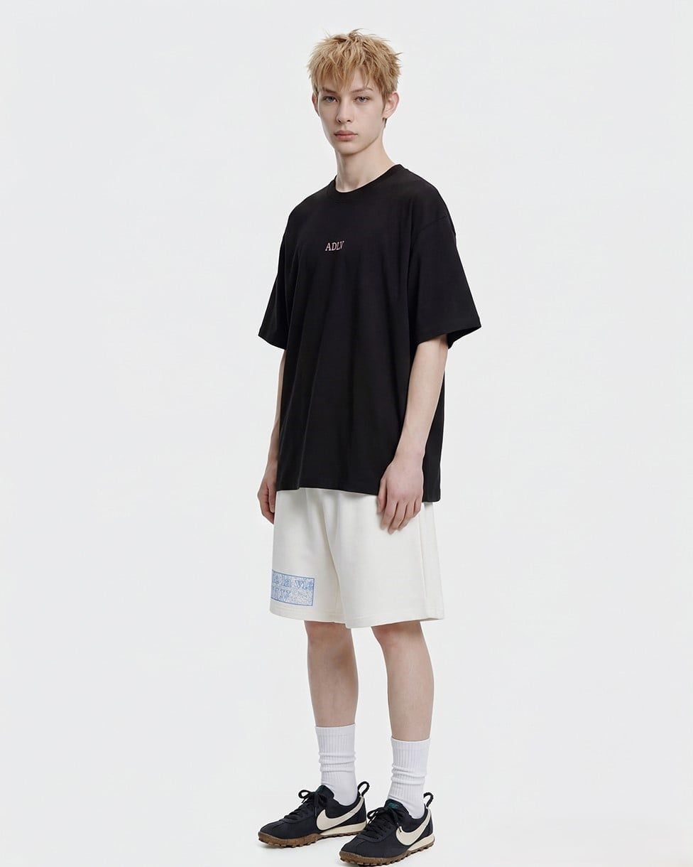  Áo thun ADLV - Acmé de la vie Cursive Logo Black 
