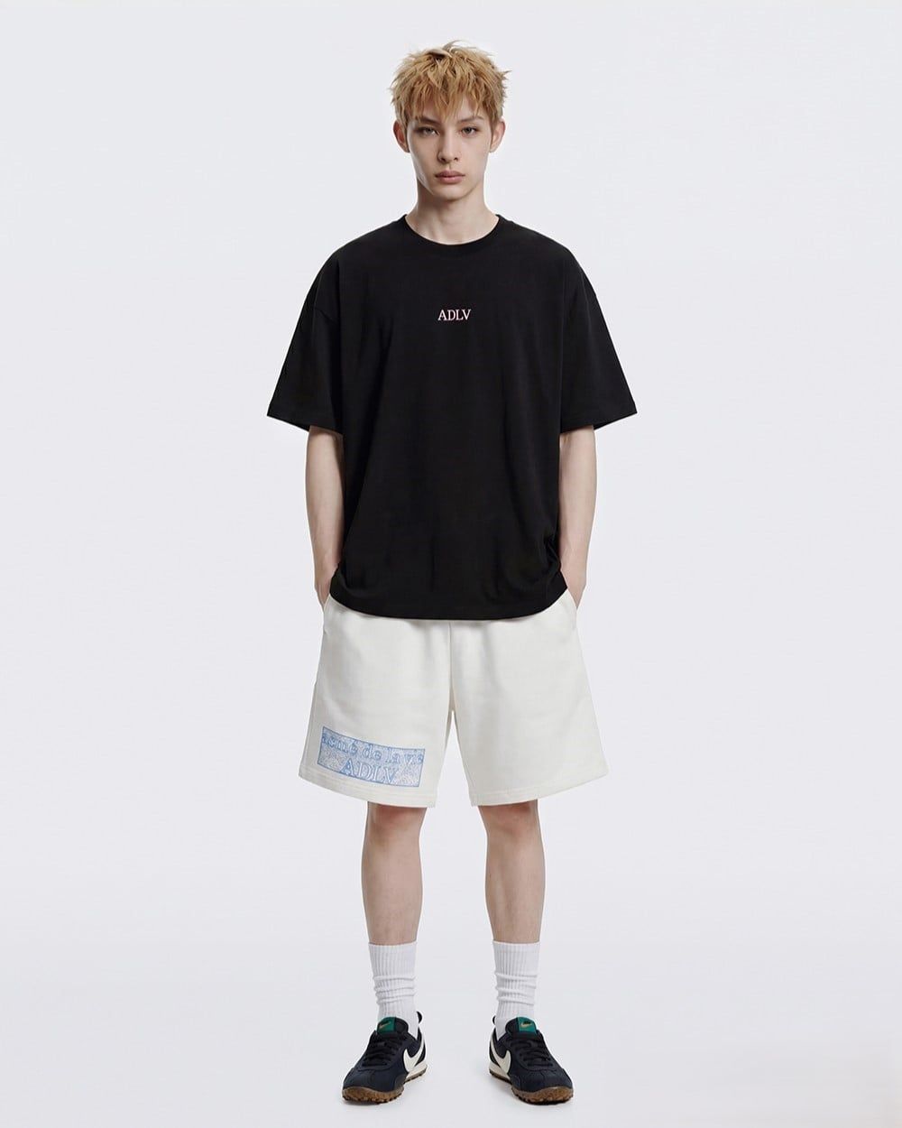  Áo thun ADLV - Acmé de la vie Cursive Logo Black 