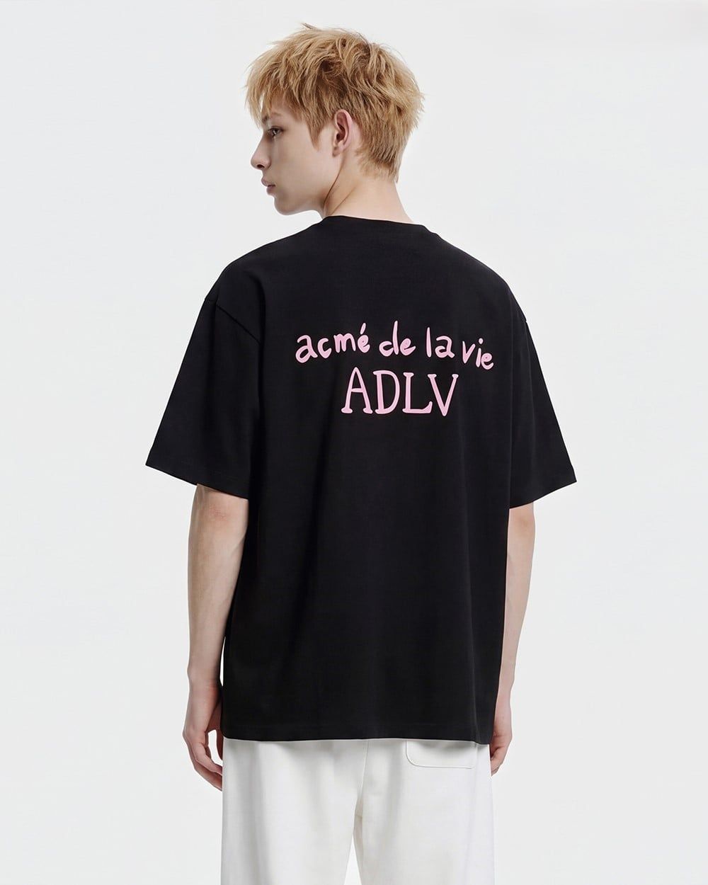  Áo thun ADLV - Acmé de la vie Cursive Logo Black 