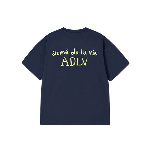 Áo thun ADLV - Acmé de la vie Cursive Logo Navy