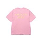  Áo thun ADLV - Acmé de la vie Cursive Logo Pink 